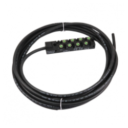 Pepperl+fuchs V3-8a-e2-5m-pur Divisor pasivo M8 sensor 70132542