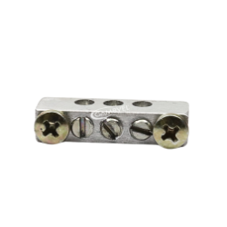 Zapata Mecánico Aluminio 3 Conductores En Linea A Tierra