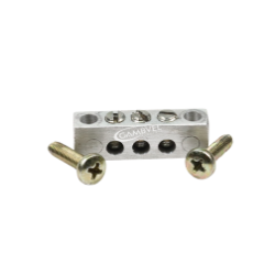 Zapata Mecánico Aluminio 3 Conductores En Linea A Tierra