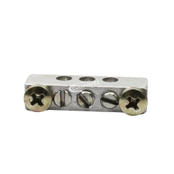 Zapata Mecánico Aluminio 3 Conductores En Linea A Tierra