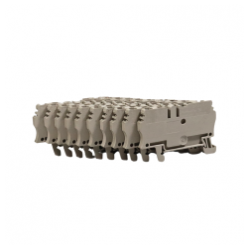 Zdu 2.5  Clema 2.5mm 800v Beige Weidmuller 10 Pzas