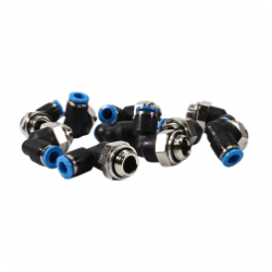 10 Pz Festo Qsl-g1/4-6 Racor Roscado 186118 Conexión Neumática