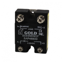 Gold Sap4880d Relé Estado Solido 80a Ssr 40-480v