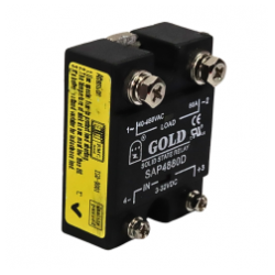 Gold Sap4880d Relé Estado Solido 80a Ssr 40-480v