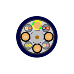 Igus Cfrobot7.40.02.02.04.c Cable Multiconductor Potencia 1m